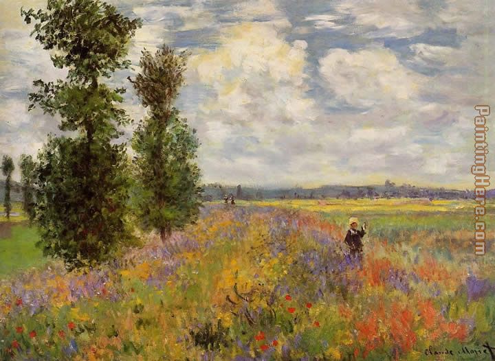 Claude Monet Poppy Field Argenteuil